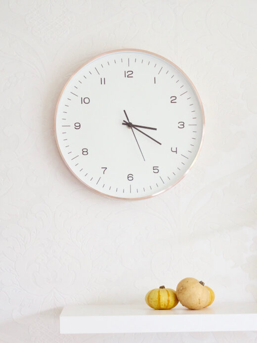 White Wall Clock